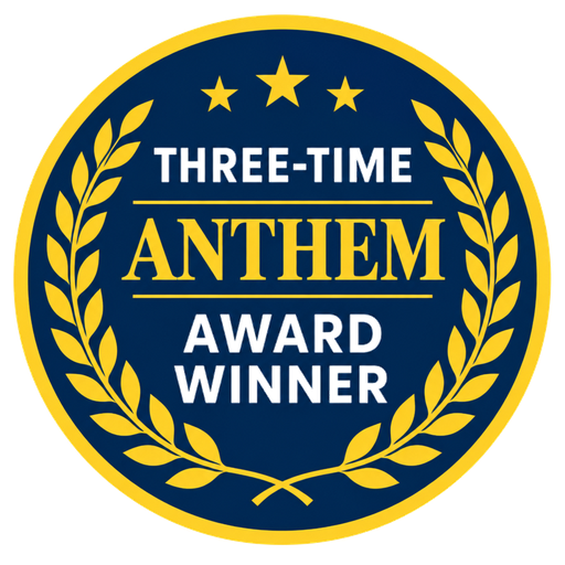 Three-time Anthem Award winner