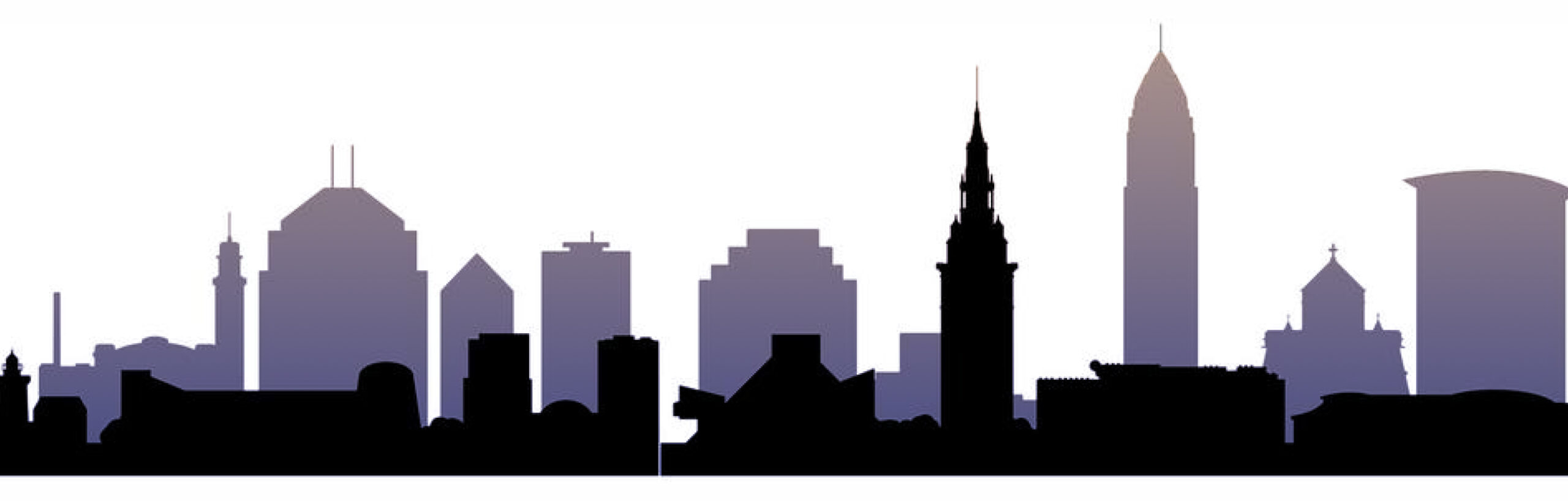 Cleveland city skyline